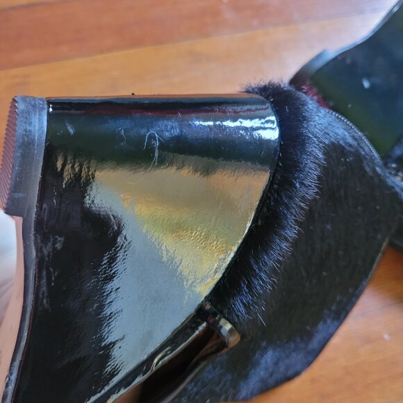 ALL BLACK x Anthropologie Calf Hair, sz 40/9.5 - Picture 9 of 11